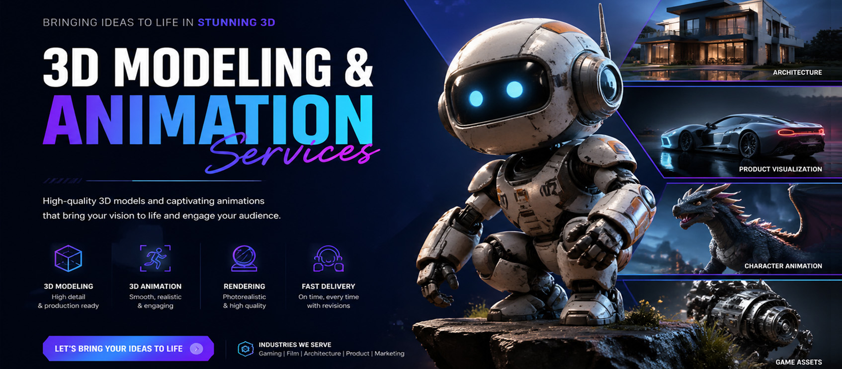 3d modeling and animation